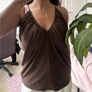 Zara Brown Tank Top
